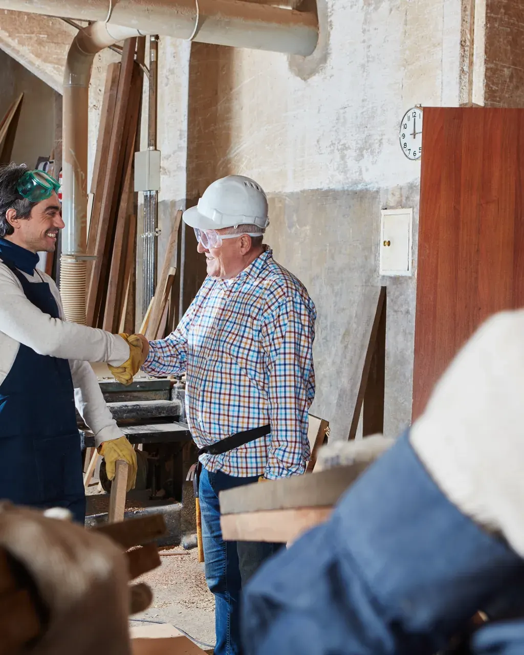 Persönliche Zusammenarbeit bei der Betreuung eines gewerblich genutzten Objekts